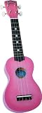 Mahalo U-35PK Sparkling Soprano Ukulele Outfit in Pink