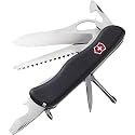 Victorinox Swiss Army One-Hand Trekker Lockblade Pocket Knife (Black)