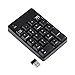 Elftear 18 Keys 2.4G Wireless USB Numeric Keypad for MacLaptop Tablet Desktop PC Computer Compatible with Windows and OS System