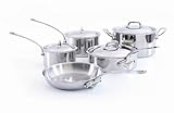 Mauviel M'Cook 5210.04 9 Piece Cookware Set, Cast Stainless Steel Handle Mauviel M'Cook 5210.04 9 Piece Cookware Set, Cast Stainless Steel Handle