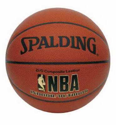 Spalding NBA Zi/O Official Size Indoor/Outdoor Basketball