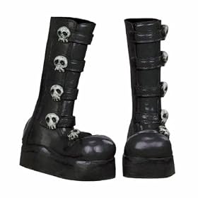 Boot Covers Gothic Strap Ladies