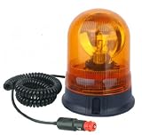 Produkt-Bild: #3002 12V Rundumleuchte Halogen Warnleuchte f&uuml;r PKW Traktor E-Pr&uuml;fzeichen Magnetfu&szlig;