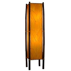 Cocoa Leaf Orange Floor Lamp