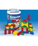 Review Heros Wooden Toys 51251 / 100pc Coloured Wooden Blocks Set