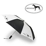 Compact Travel Umbrella featuring the Greyhound (1.5 X 1.5 X 14 inches)