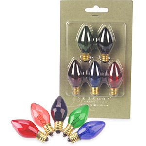 C7 Replacement Bulbs - Set of 5- Christmas Lights Night Lights