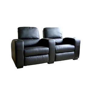 Black Row of 2 Showtime Theatre Seats by Homevisions