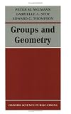  : Groups and Geometry (Oxford Science Publications)