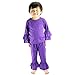 Wennikids Children's Little Girls Ruffle Soft Cotton Flare Pants