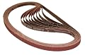 Makita A-34469 3/8-Inch x 21-Inch Abrasive Sanding Belt 80 Grit - 10 Pack