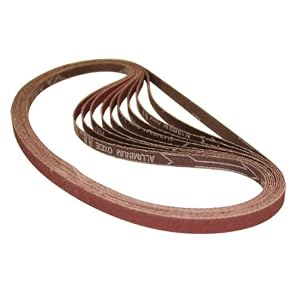 Makita 742304-1 1-1 8-Inch x 21-Inch Abrasive Sanding Belts - 100 Grit (10pk) by 
