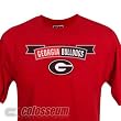 Bulldogs T-Shirt - Georgia Bulldogs S/S Campus Yard Printed Tee Team Color