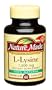 Nature Made L-Lysine 1000mg, 60 Count (Pack of 4)