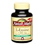 Nature Made L-Lysine Supplement, 1000 mg, 60-Count Tablets (Pack of 3)