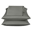 - 600 TC Dark Gray Sheet Set - Queen