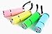 Adecco LLC 9 LED Glow in Dark Rubber Coated Push Button Flashlights with Straps, Pack of 4 (1)