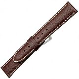Speidel Heavy Texture Buffalo Grain (18mm Regular, Dark Brown)