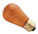 Bulbrite 701211 - 11S14TA - 11 Watt S14 Sign Bulb, Transparent Amber