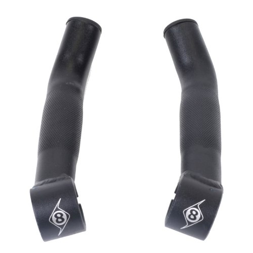 Origin8 Pro Pulsion Compe-Lite Bar Ends - Short Black,
