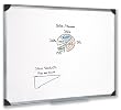 5 Star Whiteboard Drywipe Magnetic with Pen Tray and Aluminium Trim W1200xH900mm