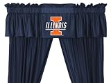 Illinois Fighting Illini Window Curtain Set 63''