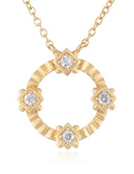 Freida Rothman Belargo Jewelry Open Circle Classic Pendant Necklace, 18"