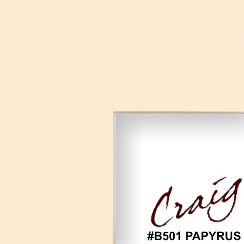 24x36 Matting for Picture Frame Custom Cut Mat Board Cream with Cream Core (B501MAT)