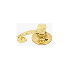 Scroll Dummy Lever Adjustable Polished Brass Left Handed