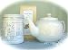 Gourmet Food : Celtic Breakfast Tea & Scones with an Elegant White Teapot