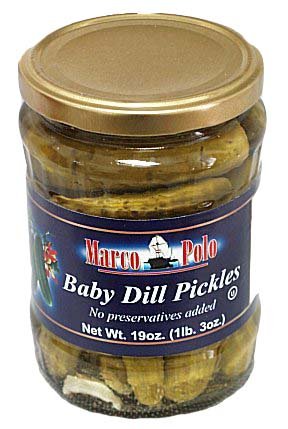 Baby Dill Pickles (marco polo) 19oz by Dill Pickles