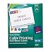Avery Color Printing Labels for Inkjet Printers, Matte White, 8.5 x 11 Inch, Pack of 20 (08255)