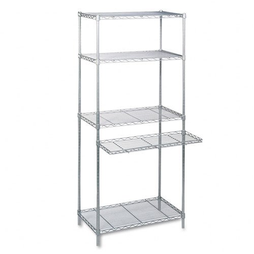 Safco? Wire LAN Management System 30 x 29 x 73 Metallic Gray