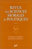 Revue de sciences morales et politiques, 1999