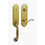 Baldwin 85350.003.RENT Manchester Emergency Exit Handleset with Wave Lever, Lifetime... by Baldwin