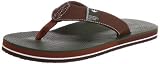 Freewaters The Dude Mens Sandals Flip Flops (UK 7, Brown-Green)