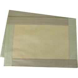 Straw Natural Tones Placemats - Neutral Muted Tones