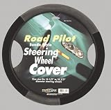 CUSTOM ACCESSORIES 38301 STEERING WHEEL COVER BLACK /GRAY