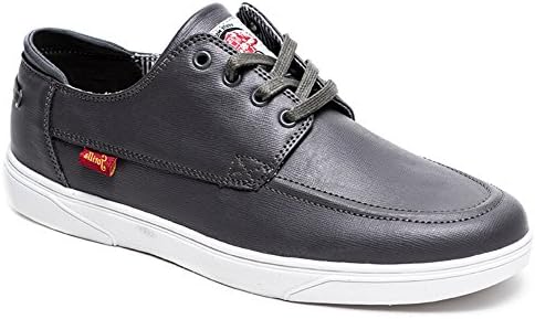 Gorilla Men's Casual Moc Pebble Lace-Up, Charcoal, 12 M US