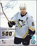 Mark Recchi Penguins Autographed/Hand Signed 8X10 500Th Goal Photo