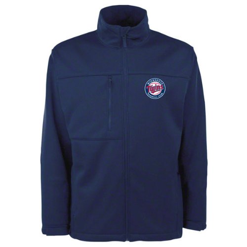 Minnesota Twins Traverse Bonded Navy Soft Shell Jacket Minnesota Twins Traverse Bonded Navy Soft Shell Jacket