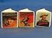 Porcelain China Collectable - Miniature Book Thimbles Set of Three - Westerns