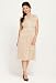 Avenue Plus Size Pebble Crossover Pleat Dress