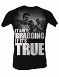 Muhammad Ali T-shirt Adult Grimace Black Tee, 2XL