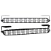 Dectane LGX08 Tagfahrlicht mit 20 LED LxHxT 220x24x35mm (2 St�ck)