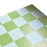 [ハリーオリジナル] リフォームするなら少量パックが便利で使いやすい ハリーDIY カラーフロアタイル 30cm角 [20枚パック] (レトロ ライトグリーン×ホワイト)