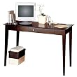 Dolce Dark Walnut Writing Desk w/ Drawer