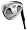 TaylorMade rac Satin TP Wedge (Men's, Right-Handed, Steel Shaft, Loft 58, Bounce .08)