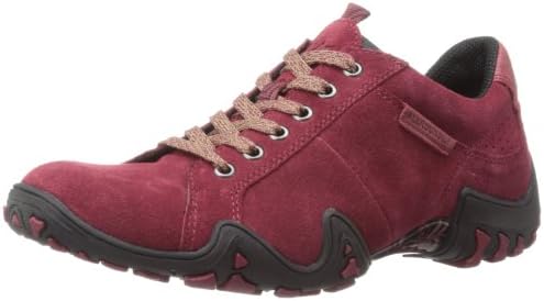 ALLROUNDER by MEPHISTO Women's Funny Oxford,Bordeaux Suede,7.5 M US
