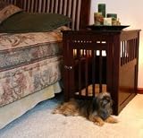 Dynamic Accents 42164 Medium End Table Crate - Mahogany